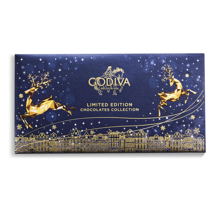 Godiva Assorted Mini Yule Log Chocolates in Gift Box, 8 pieces