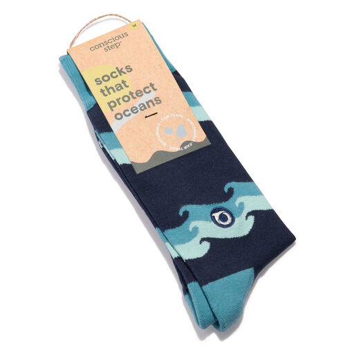 Socks That Protect Oceans Novelty Crew Socks, Small, 