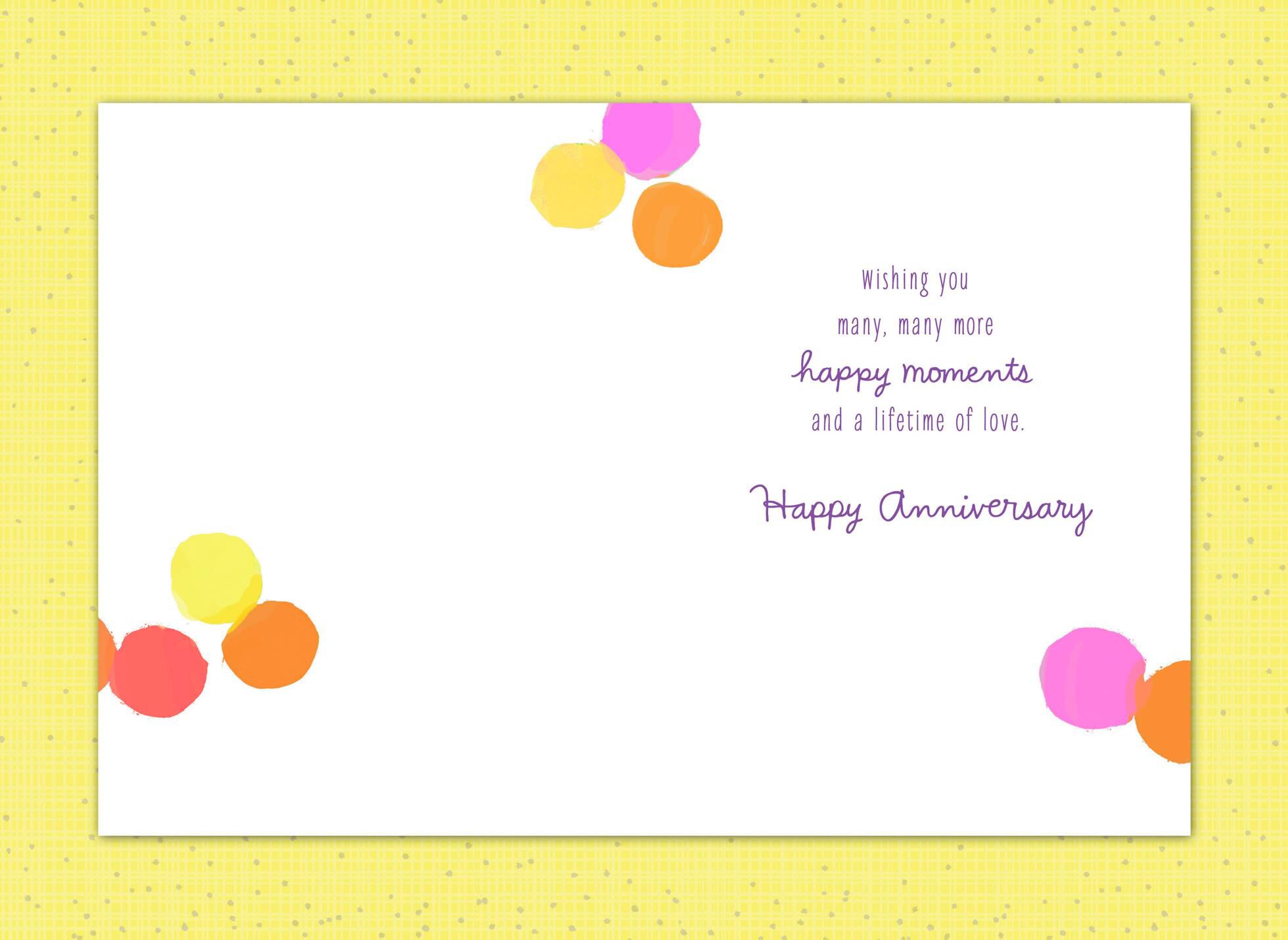 Wishes for a Long, Happy Marriage Anniversary Card