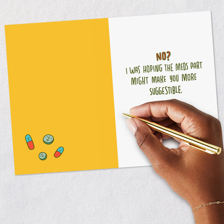 Get Well Tips Funny Card for Illness Signing card image number 6