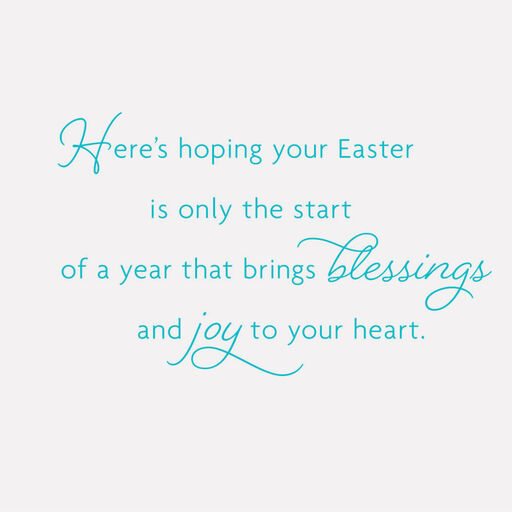 Blessings and Joy Duckling Easter Card, 
