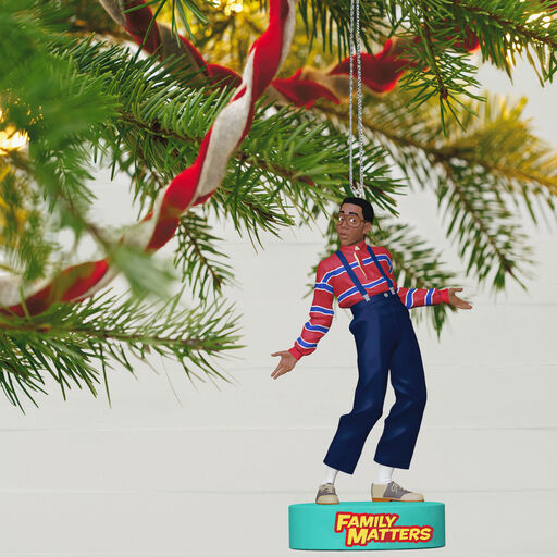 Family Matters Steve Urkel Ornament With Sound, 