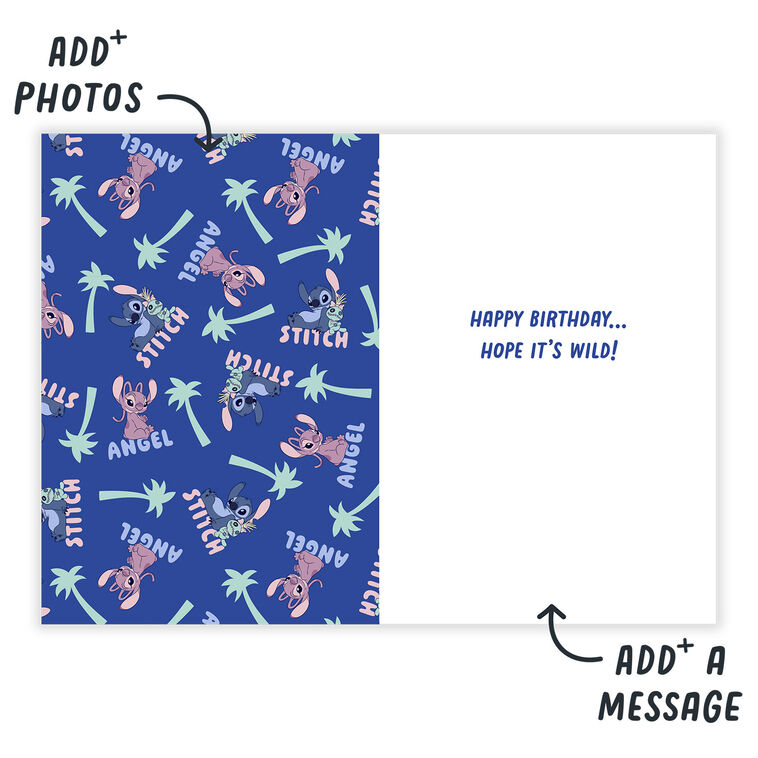 Disney Lilo & Stitch With Angel Custom Birthday Card, , large image number 10