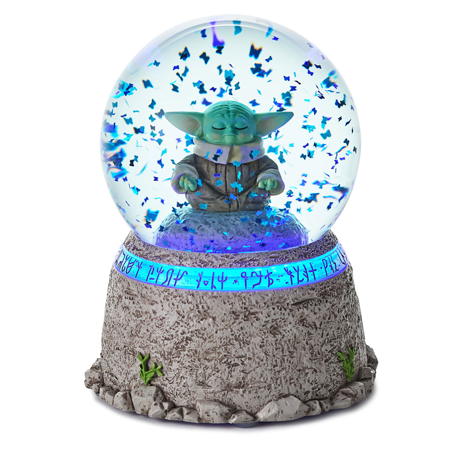 Star Wars Mandalorian Grogu Globe With Light/Sound Front glowing image number 2