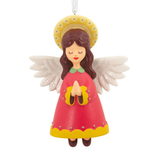 Folk Art Angel Hallmark Ornament, 