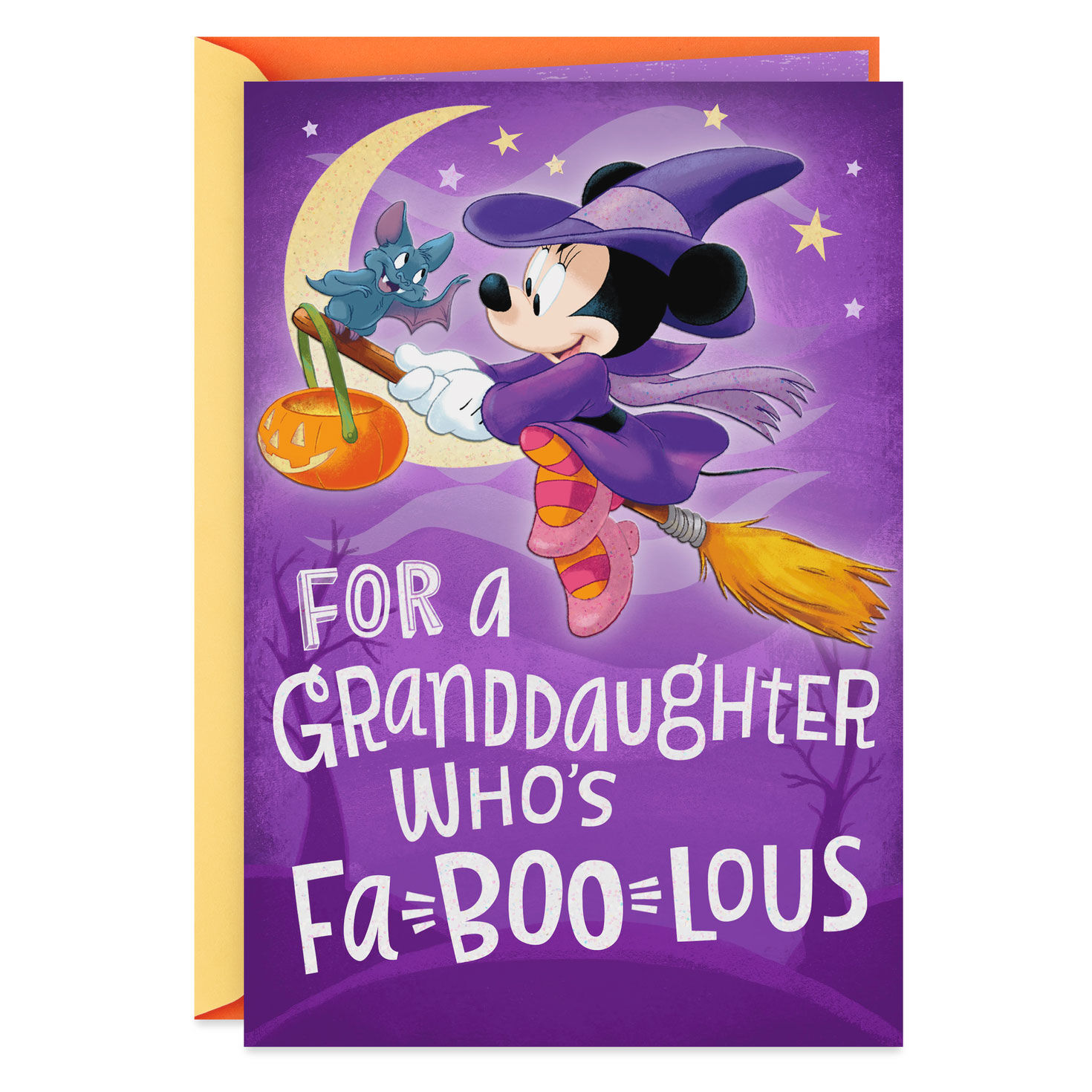 Disney Minnie Mouse You're Fa-Boo-Lous Halloween Card for Granddaughter for only USD 3.59 | Hallmark