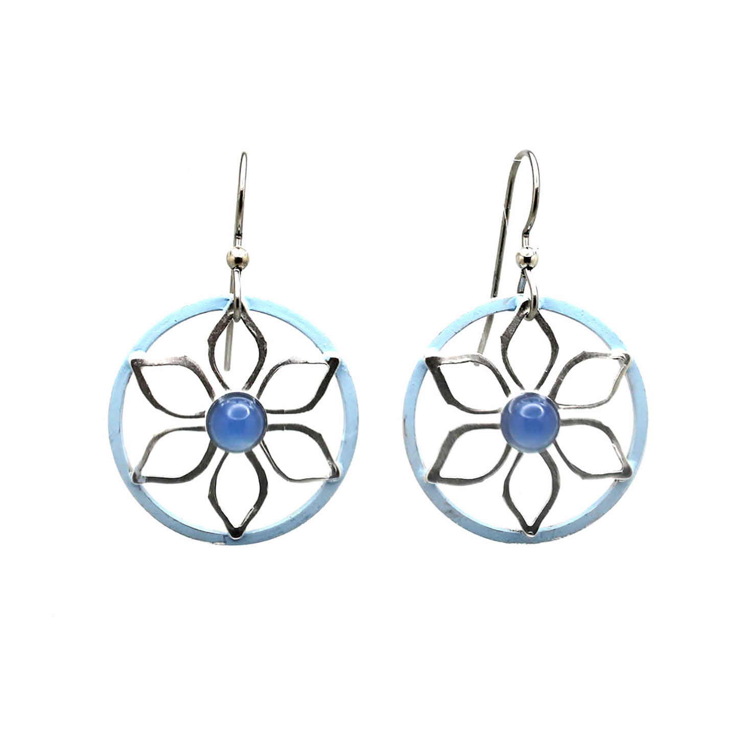 Silver forest earrings style numbers shop