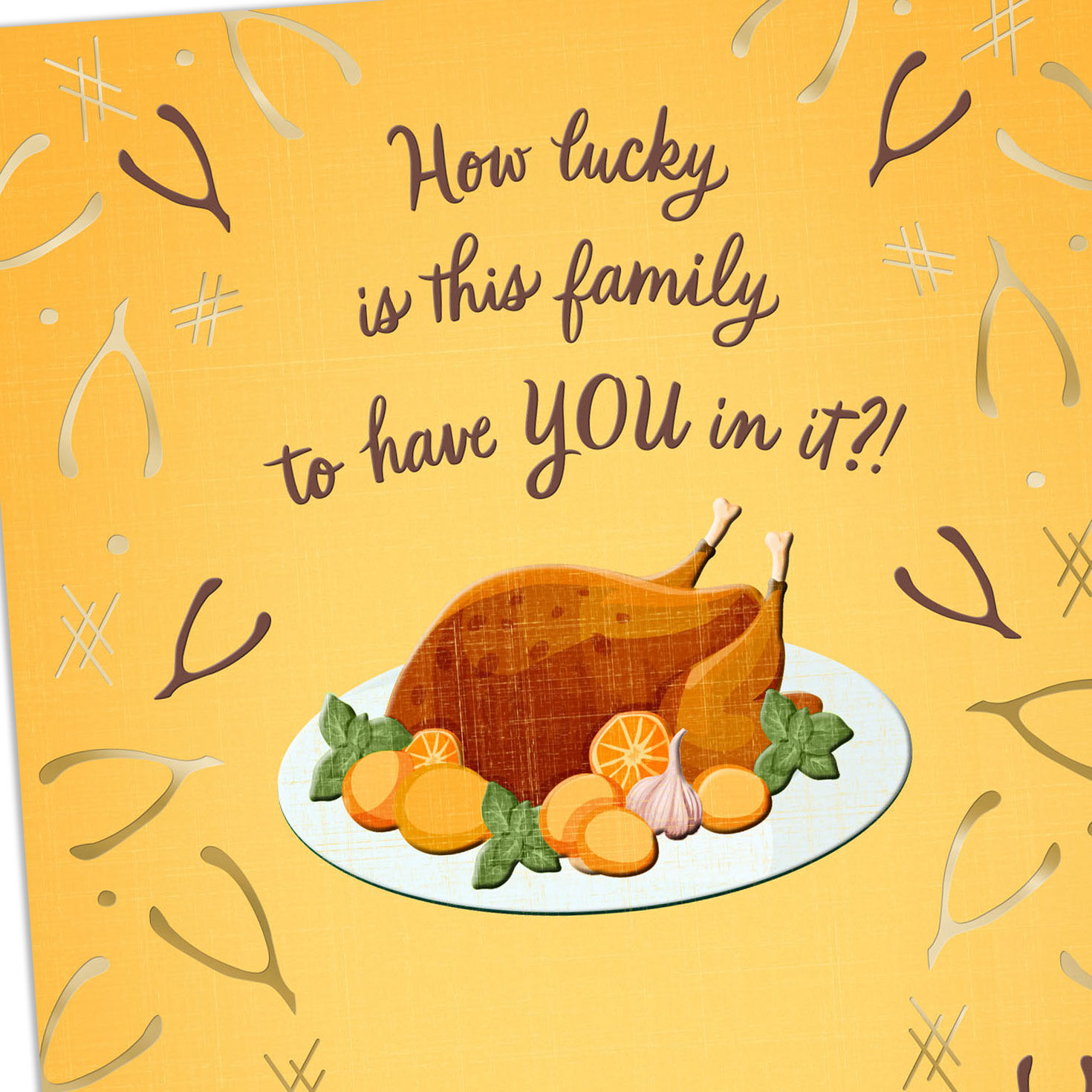Very Lucky and Thankful Thanksgiving Card for Family for only USD 3.99 | Hallmark