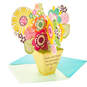 Flowers in Pot 3D Pop-Up Get Well Card, , large image number 1