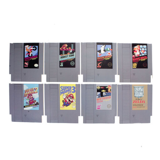Nintendo Entertainment System Game Cartridge Coasters, Set of 8, 