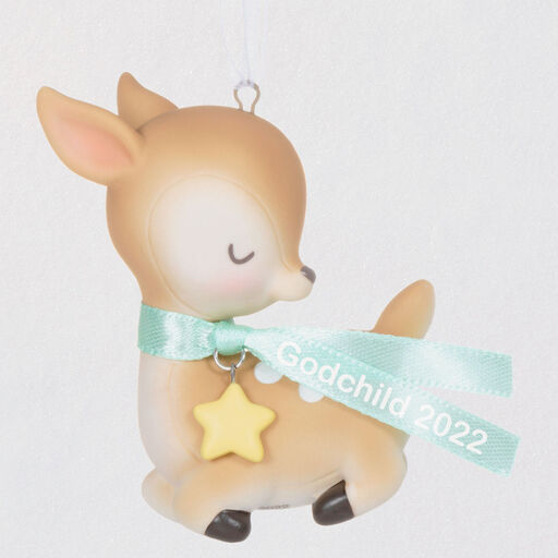 Godchild Deer 2022 Porcelain Ornament, 