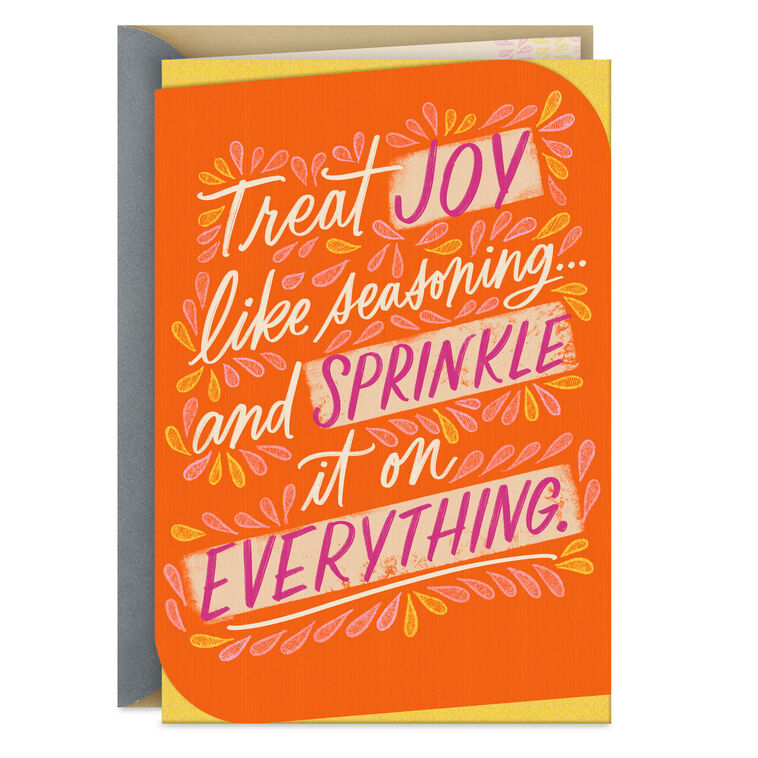 Sprinkle Joy Everywhere Encouragement Card