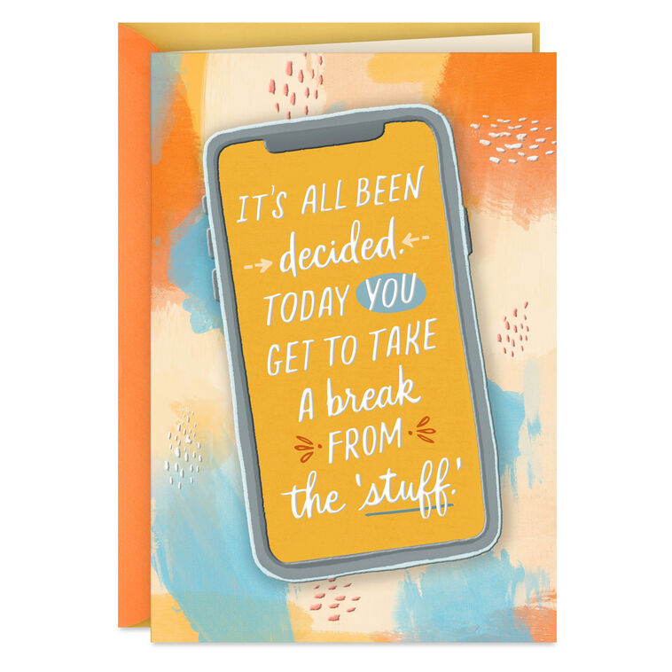 Take a Break Religious Encouragement Card