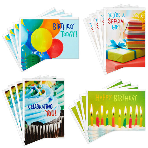 Bright Cheer Assorted Religious Birthday Cards, Pack of 12, 