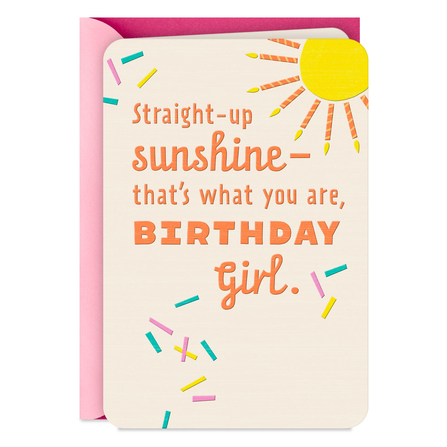 Straight-Up Sunshine Birthday Card for Her
