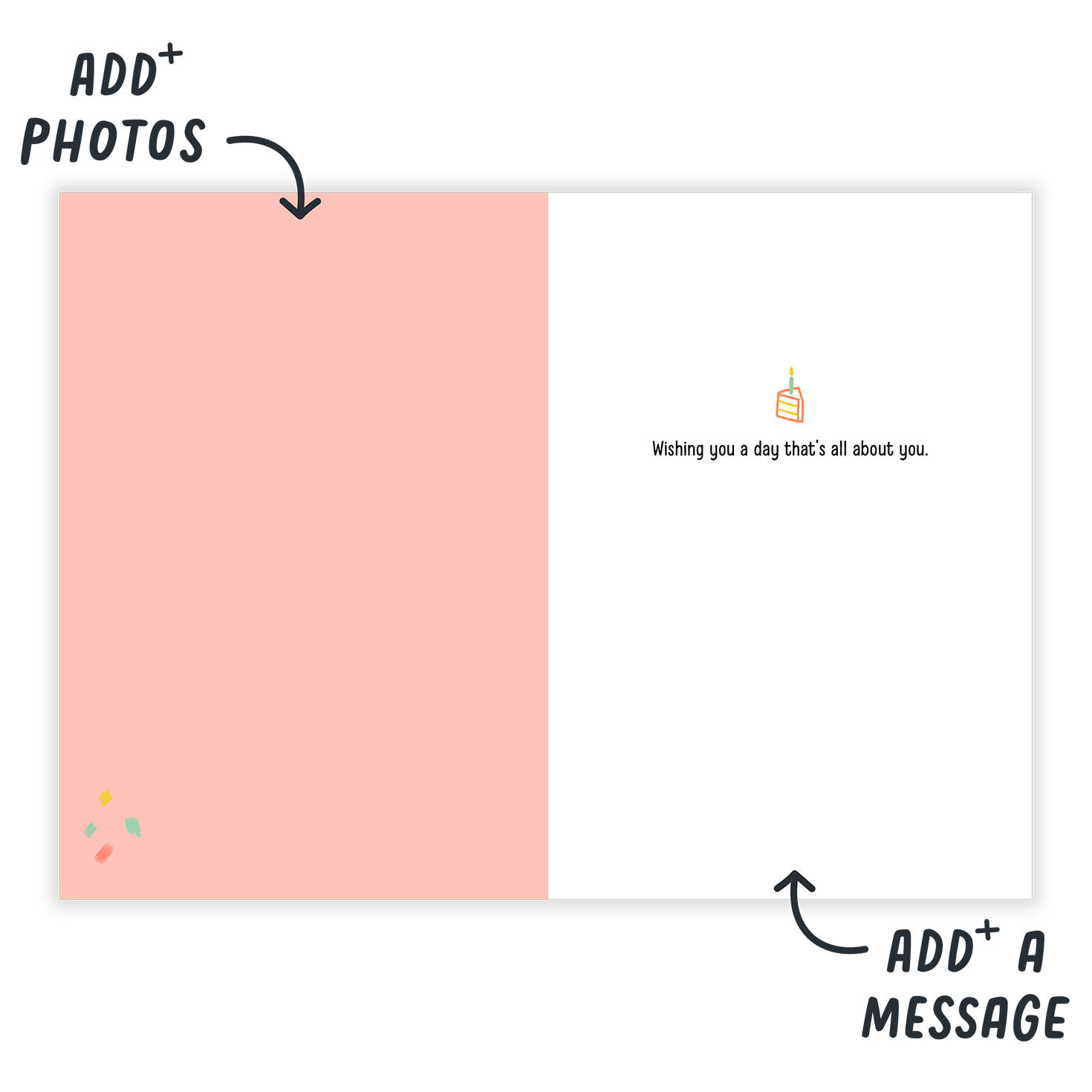 December Party Icons Personalized Birthday Card  image number 3