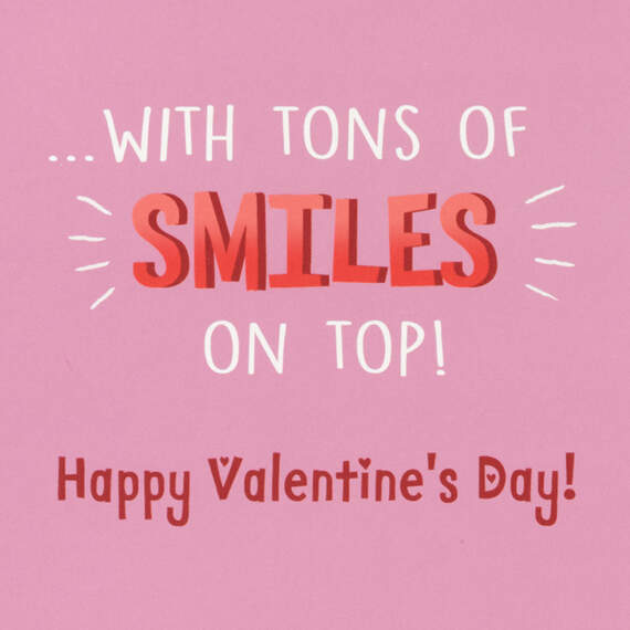 Smiles, Love and Fun Valentine's Day Card With Stickers, , large image number 2