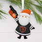 Chicago Bears Santa Fan Christmas Ornament hanging on tree image number 2
