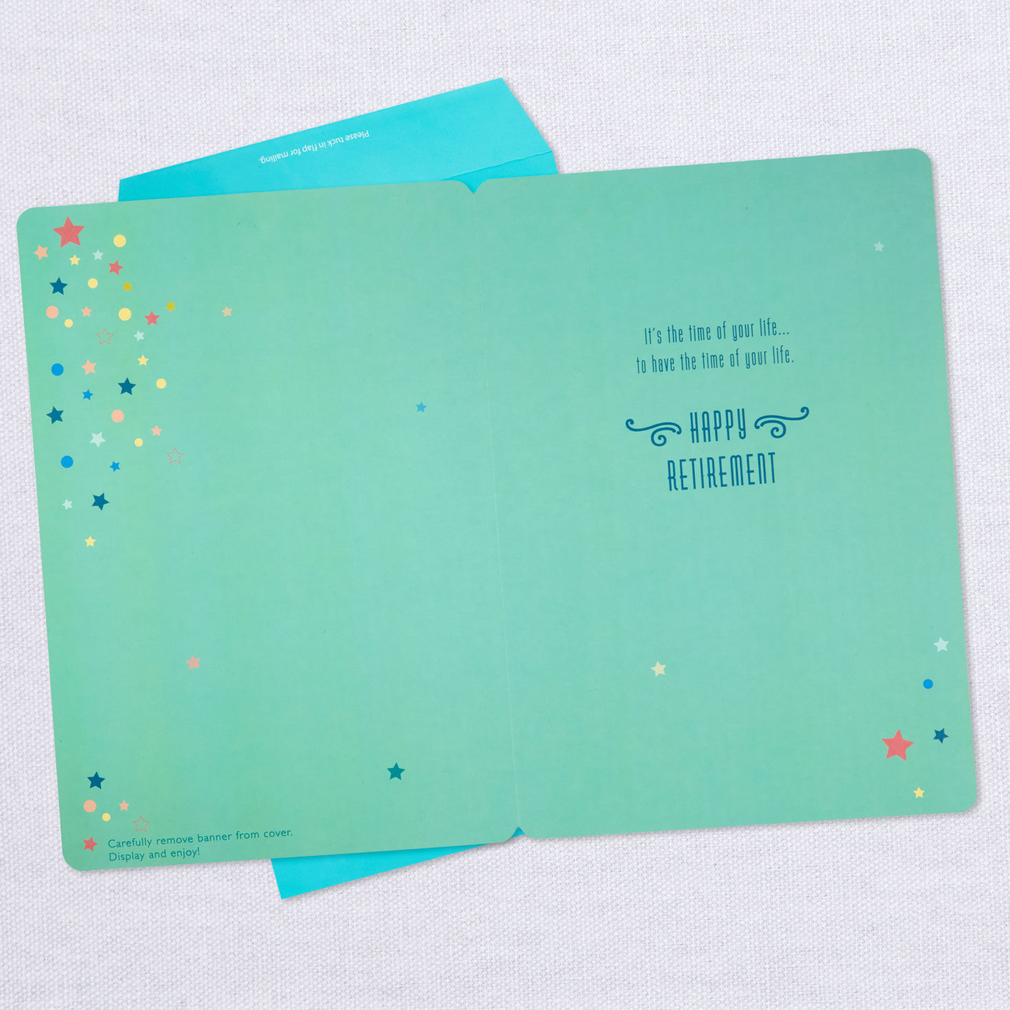 16" Retired and Admired Jumbo Retirement Card With Banner, , large image number 3