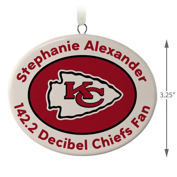 NFL Football Philadelphia Eagles Ceramic Personalized Ornament, , large image number 4