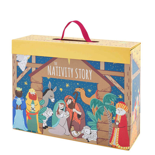 Mud Pie Nativity Story Play Set in Box, Set of 15, 