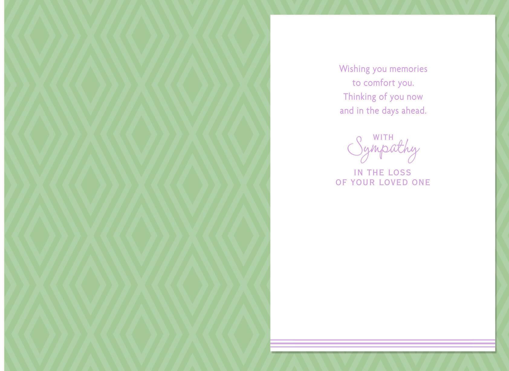 Marjolein Bastin Bouquet of Memories Sympathy Card