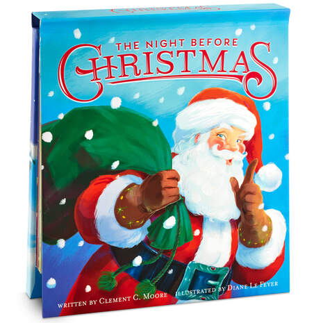 The Night Before Christmas Recordable Lighted Pop-Up Book, , large