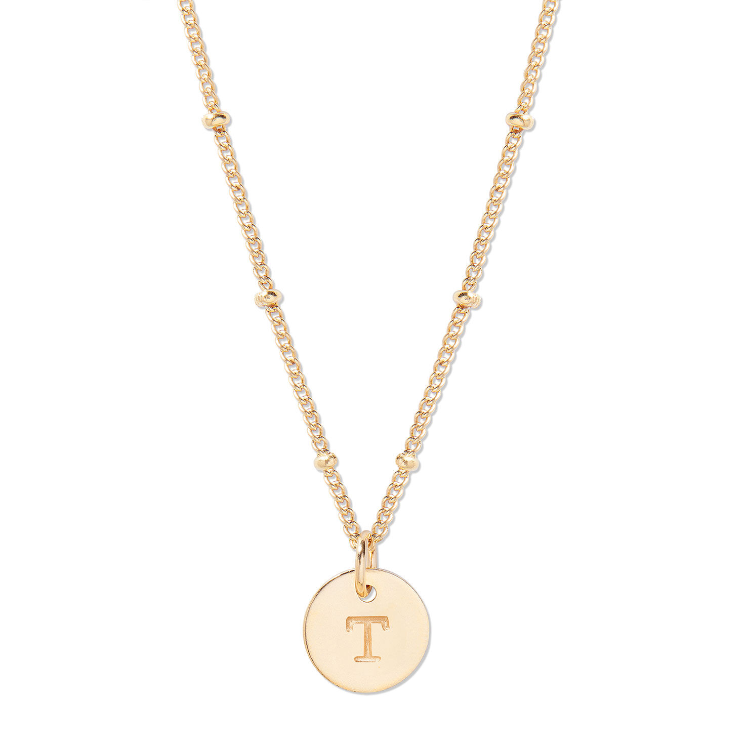 Brook & York Madeline Initial Pendant, Initial T