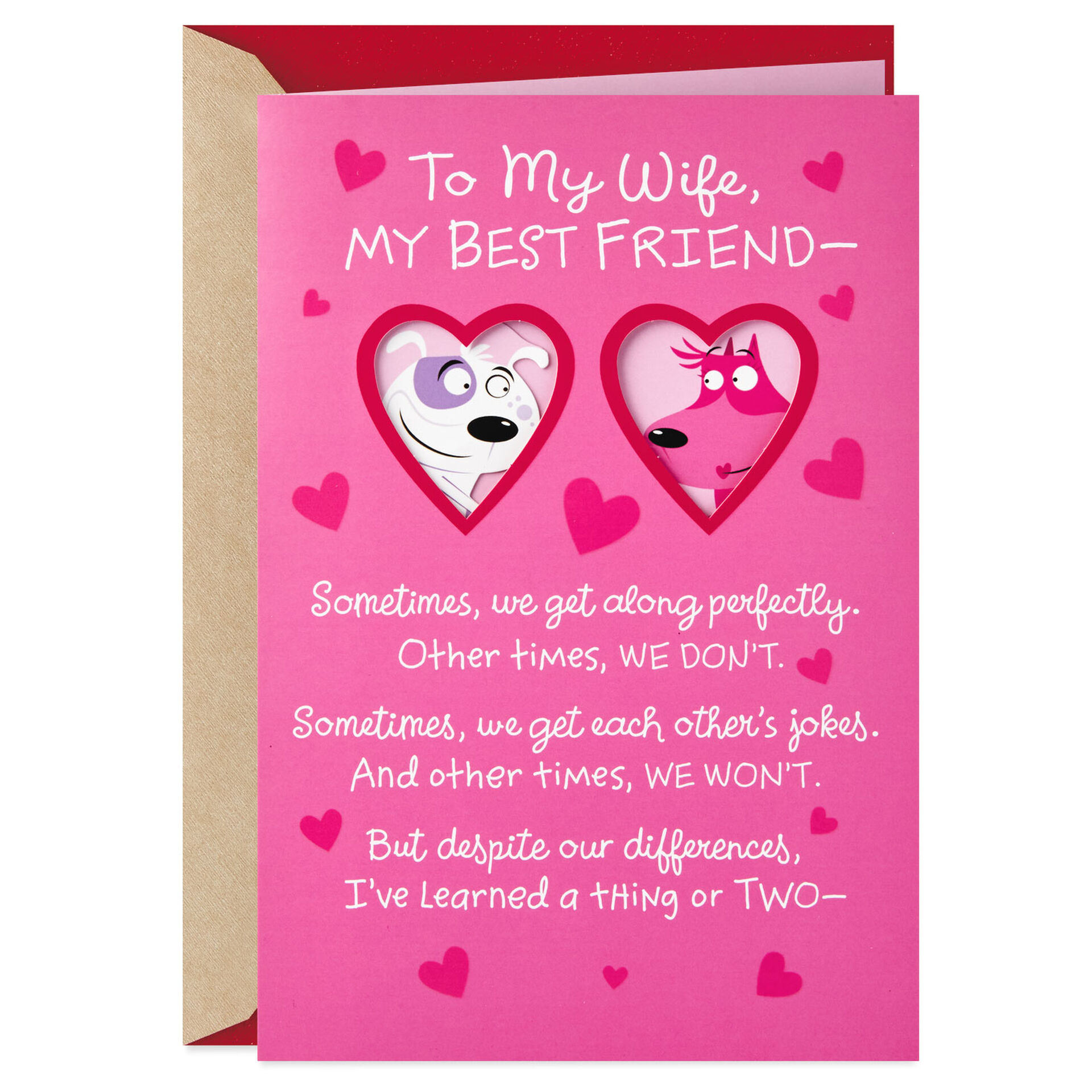 To my wife my best friend valentine s day card greeting cards hallmark