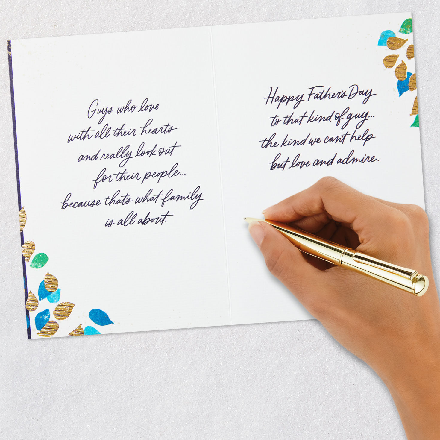 Lucky to Be Family With a Guy Like You Father's Day Card for only USD 5.59 | Hallmark