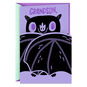 Purple and Black Bat Halloween Card for Grandson, , large image number 1