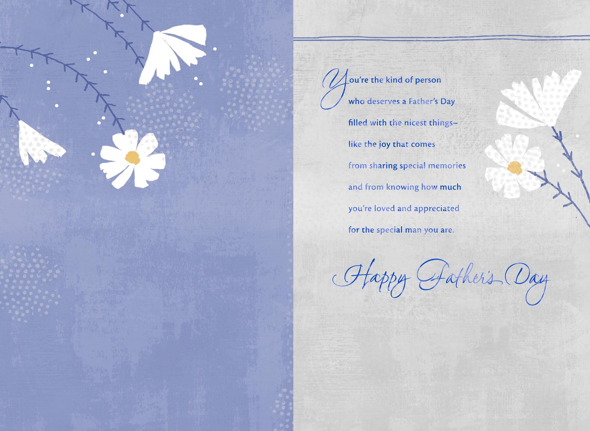 You're a Special Man, Dad Father's Day Card