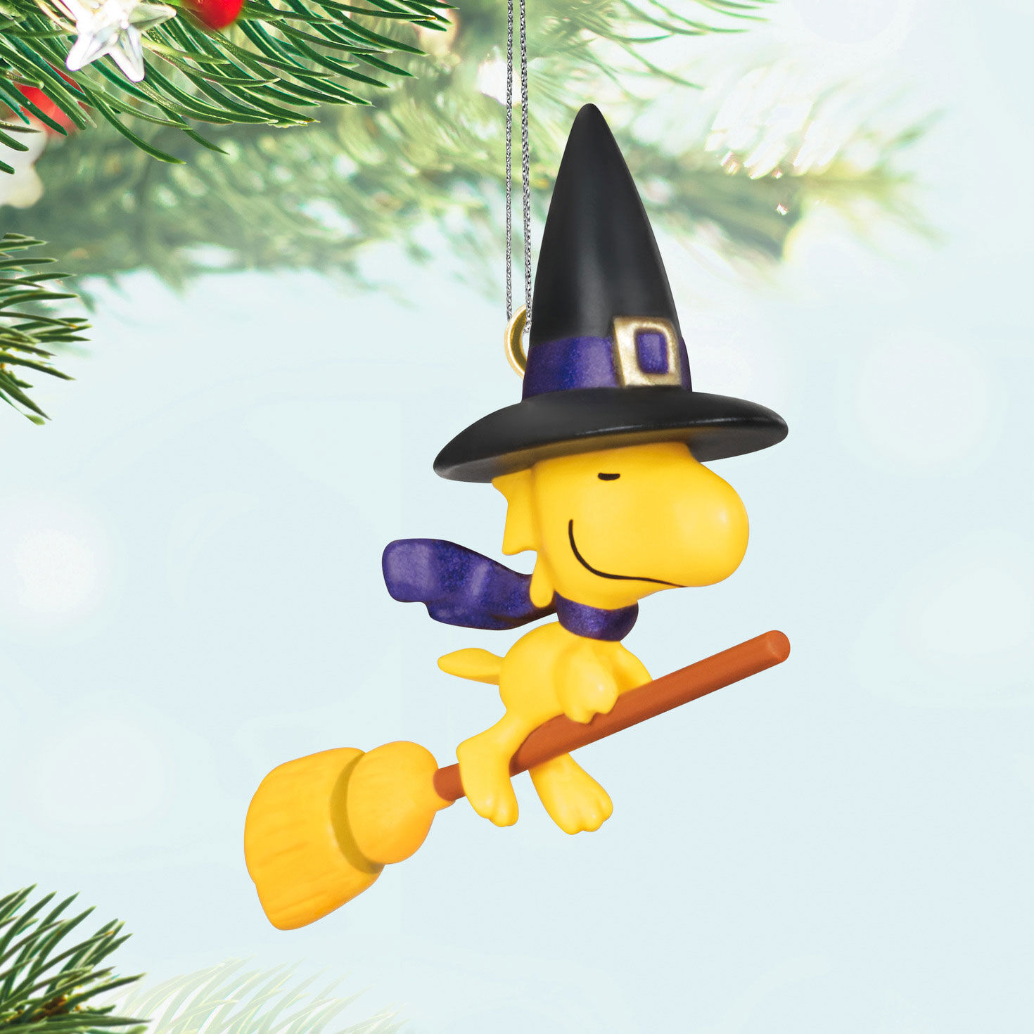 Mini The Peanuts&reg; Gang Witchy Woodstock Ornament, 0.97", , large image number 2
