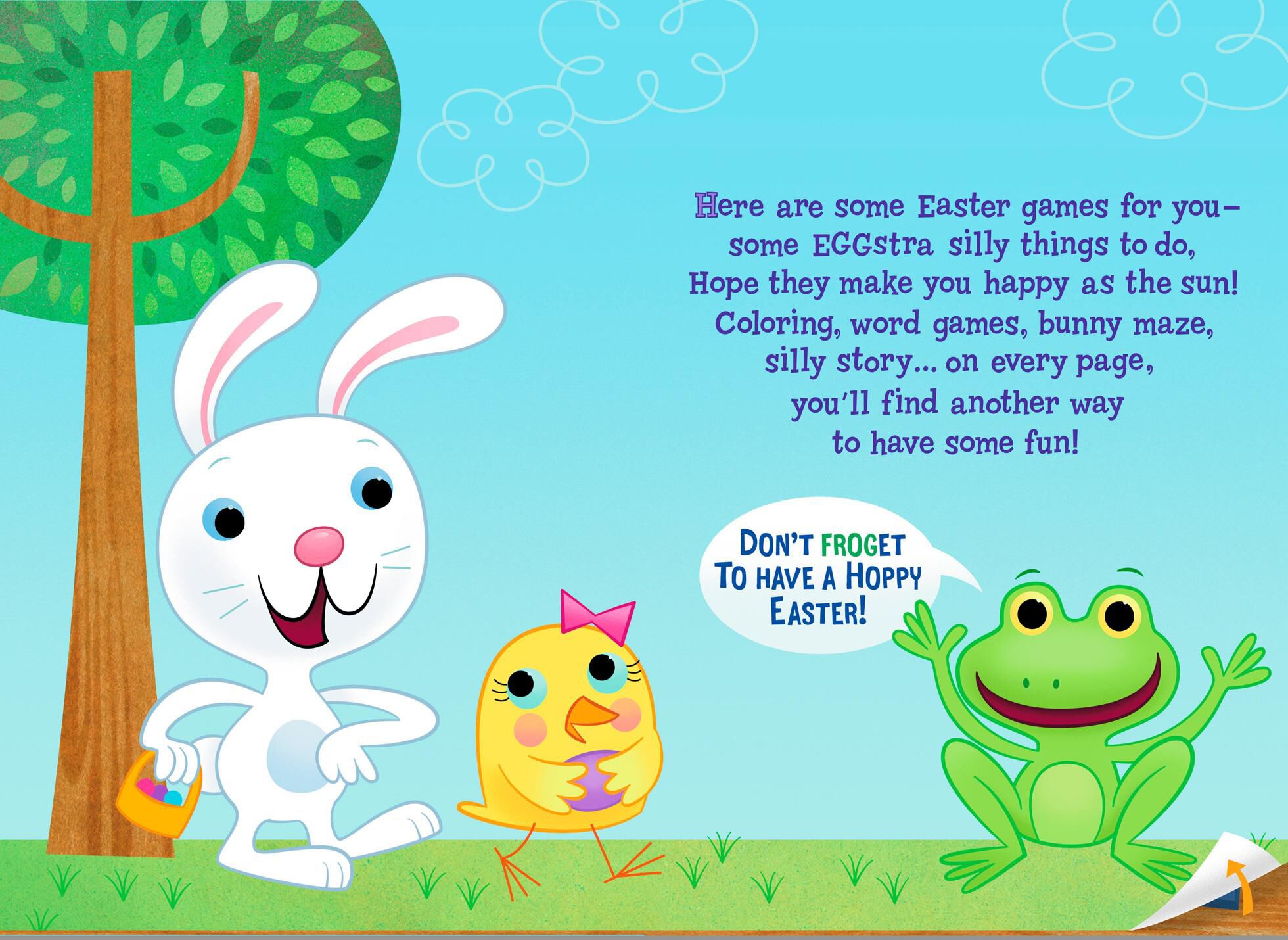Fun and Games Kid's Activities Easter Card