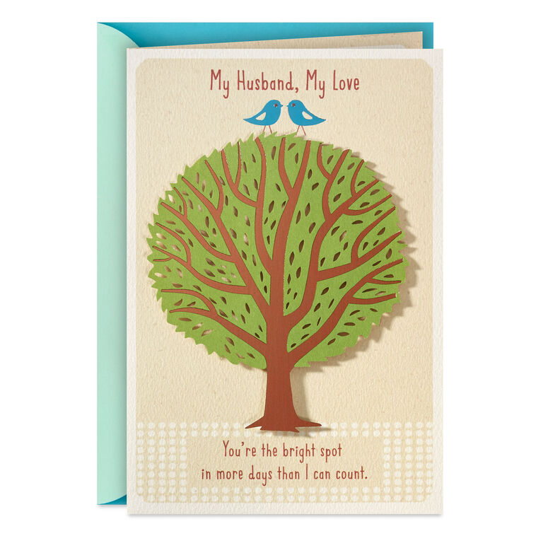All the Wonderful Things You Are to Me Romantic Birthday Card for Husband