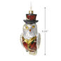 Owl in Plaid Keepsake Ornament measurement image number 3