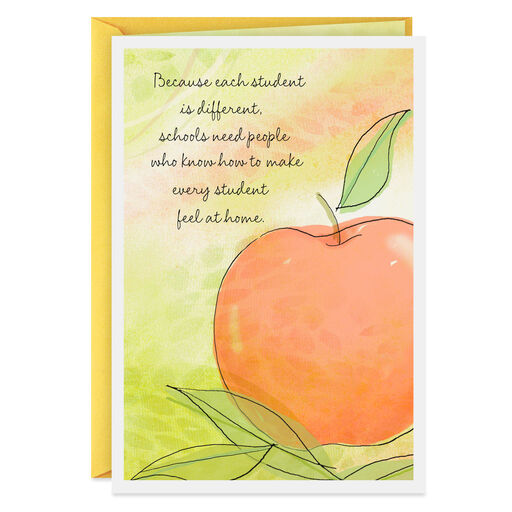 Schools Need People Like You Thank-You Card for Teacher, 