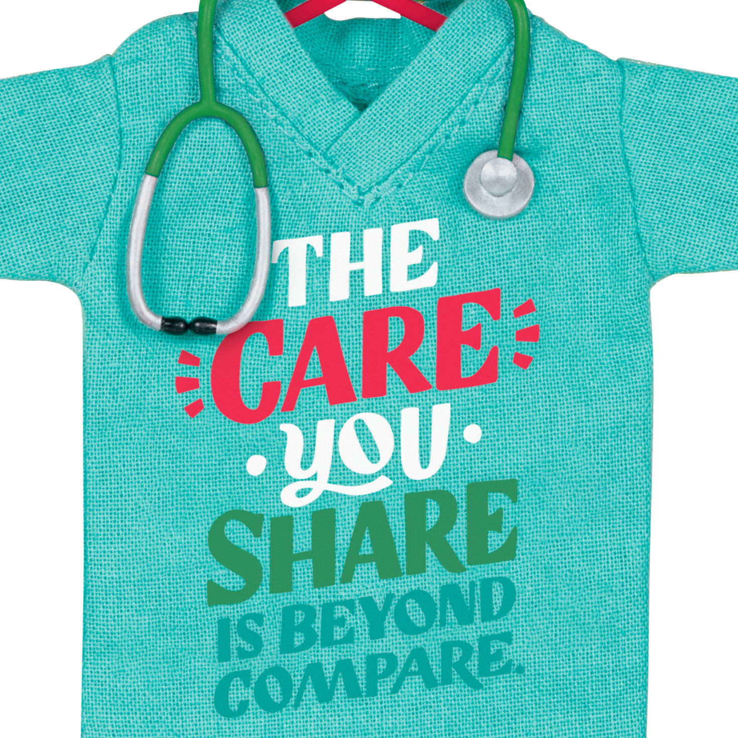 The Care You Share Scrubs Shirt Keepsake Ornament  image number 5
