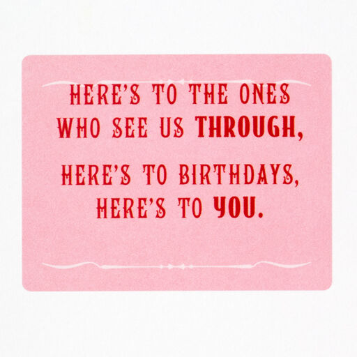 Wrinkles and Tinkles Funny Birthday Card for Sister, 