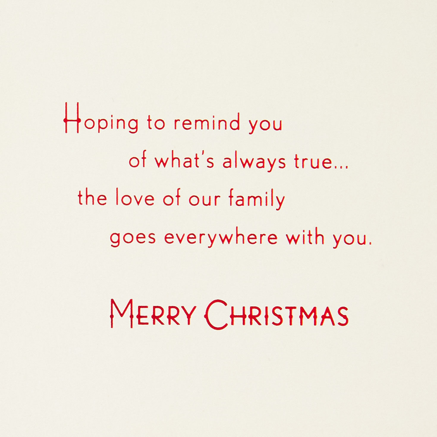 Gold Tree Christmas Card for Daughter and Son-in-Law Sentiment image number 3