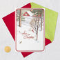 Cardinals in Snow Son and Daughter-in-Law Christmas Card Card Front with Envelope and Gold Seal image number 5
