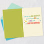 Colorful Lettering and Stars Best Big Brother Card Open card with envelope image number 3