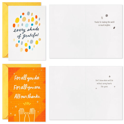 From the Heart Boxed Thank-You Cards Assortment, Pack of 16, 