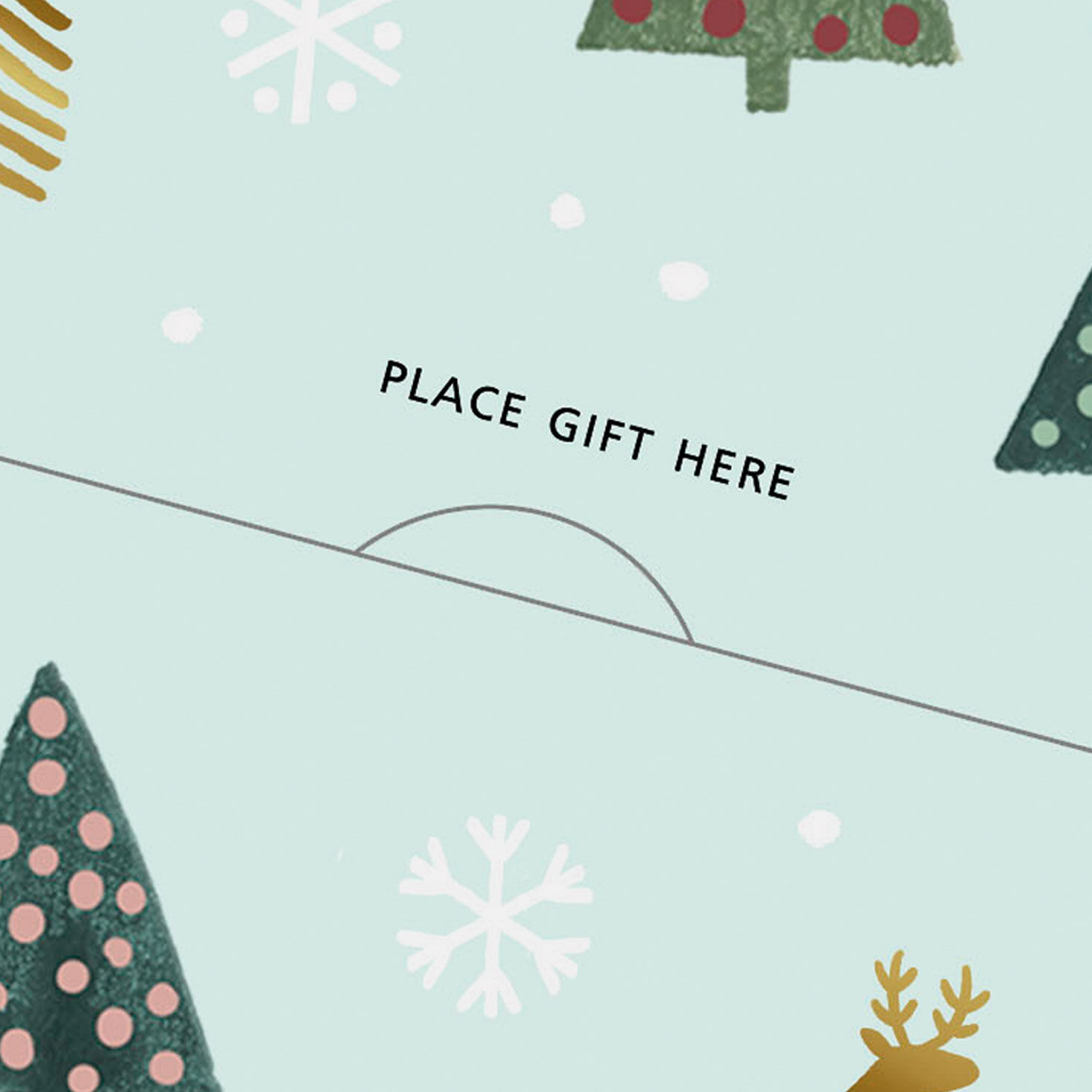 Red Truck with Trees Son Christmas Gift Card Holder Sentiment image number 3