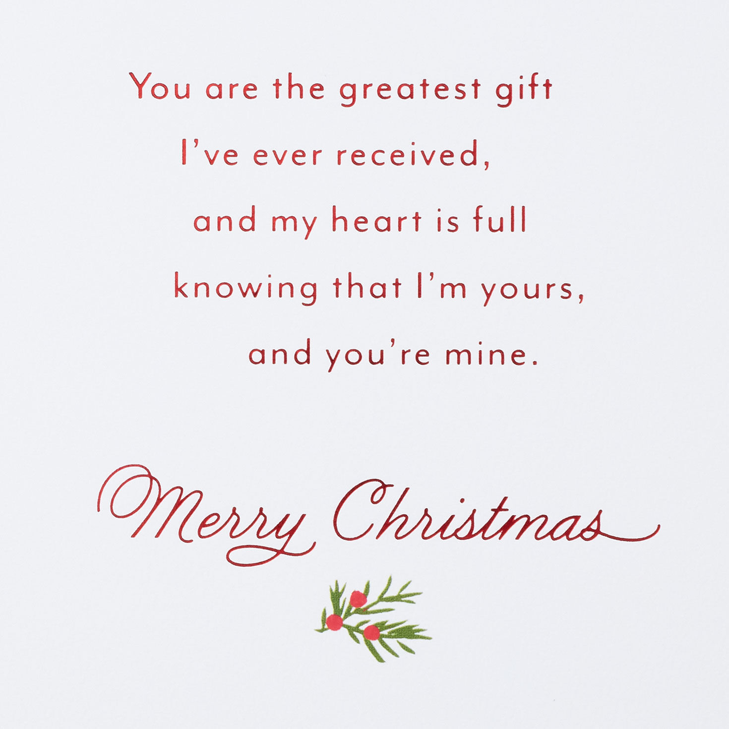 Pink Poinsettia Christmas Card for Wife Sentiment image number 3