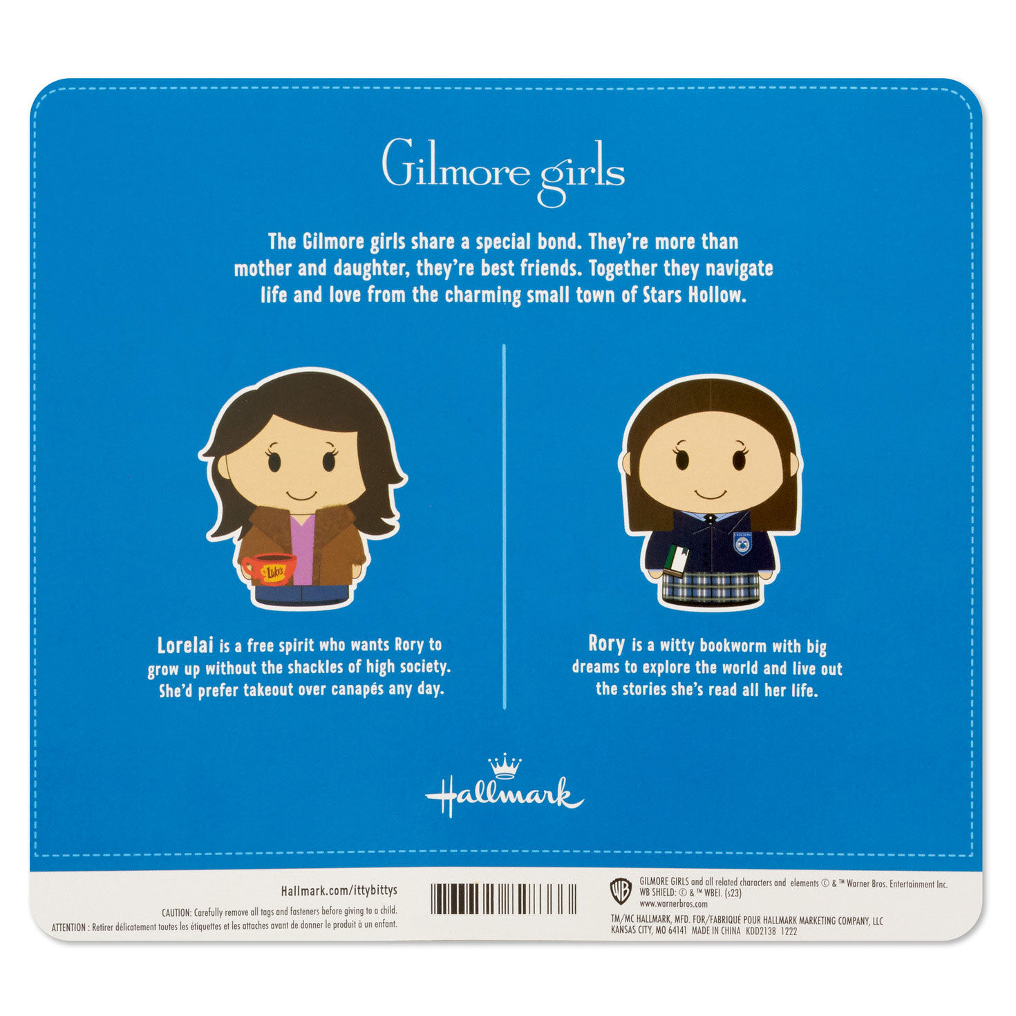 itty bittys&reg; Gilmore Girls Lorelai and Rory Gilmore Plush, Set of 2, , large image number 4