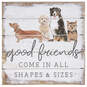 Simply Said Good Friend Come Petite Pallet Wood Sign, 8x8, , large image number 1