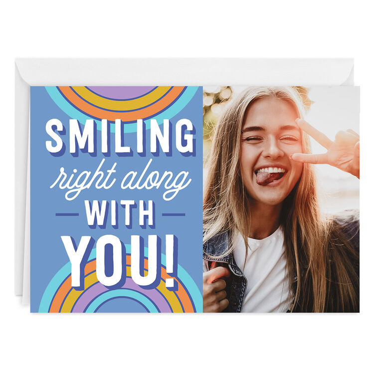 Smiling With You Custom Card
