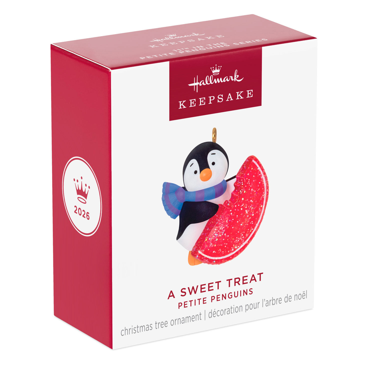 Penguin With Fruit Slice Candy Keepsake Ornament Package Front image number 7