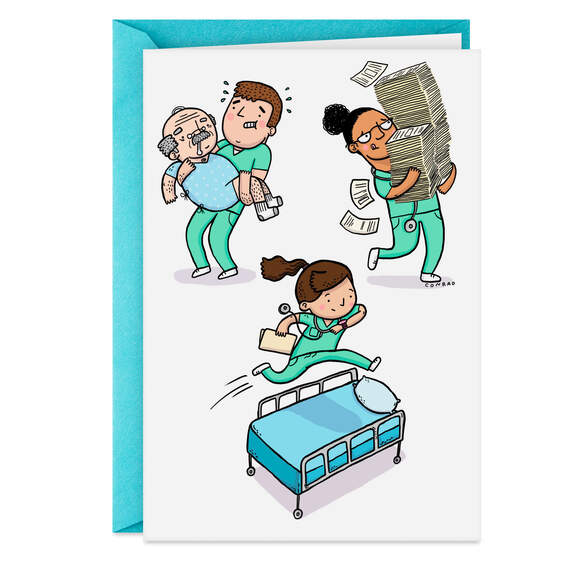 A Superhero Without the Cape Nurses Day Card